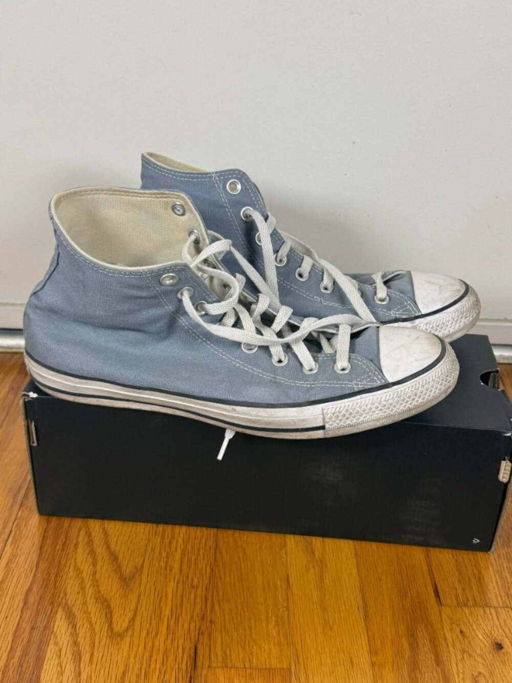 Converse Chuck Taylor All Star Sneakers Mens 10 Lunar Grey High Tops A13843F